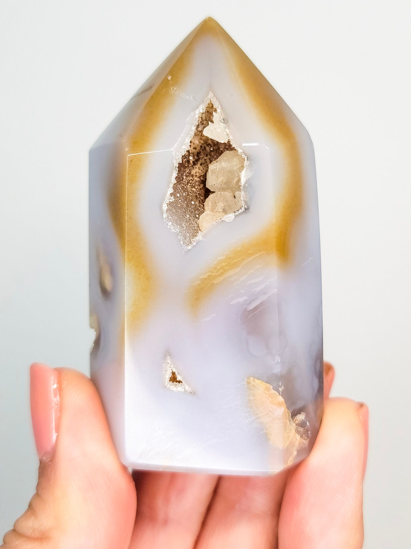 Agate Geode Tower