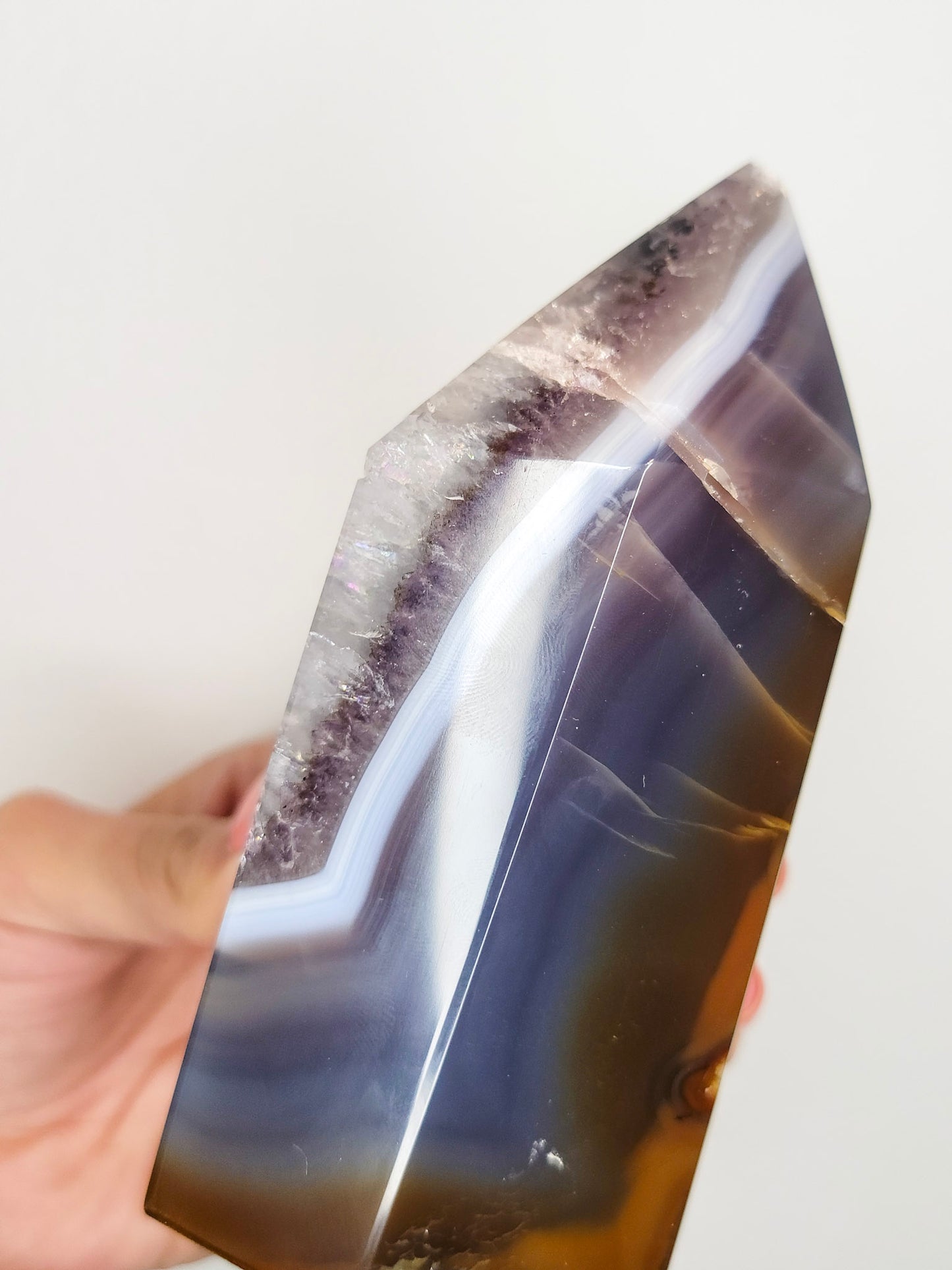 Agate Geode Tower